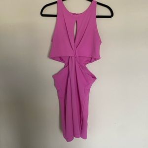 Pink Body Con Dress